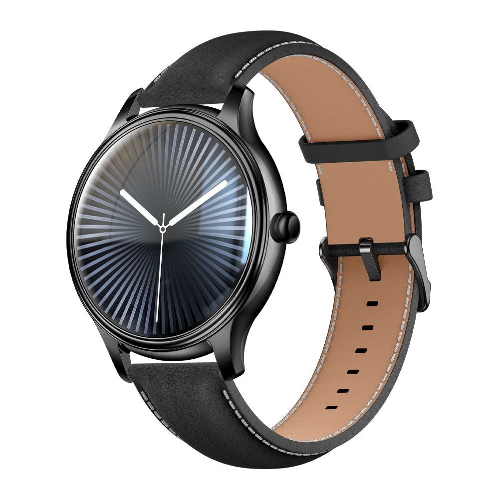 COLMI L28 Air Smartwatch Leather watch strap black