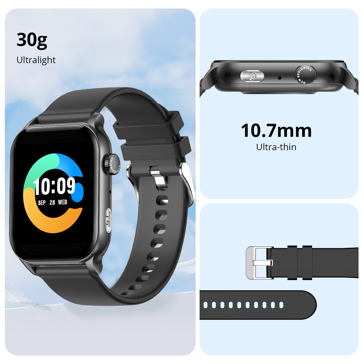 COLMI P78 Smart watch Thin and Lightweight Design